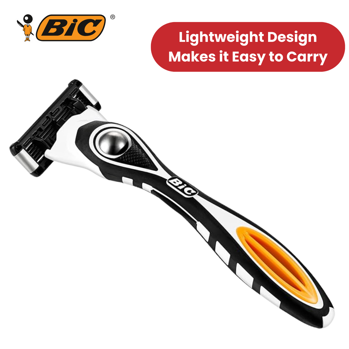 BIC Hybrid 5 Flex - 1 Handle + 2 Blades