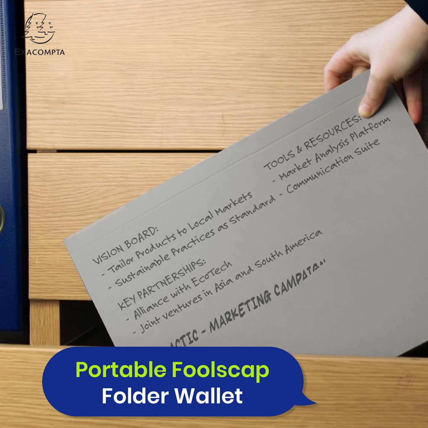 Guildhall Double Pocket Legal Wallet – 315gsm manilla Folder Office Documents, Pack of 25 (Grey)