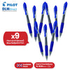 Pilot G2 10 Broad Blue Ballpoint - Retractable Pen, 0.6mm Refillable Biro for Kids