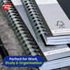 3x PUKKA PAD A4 Project Book 250 Pages Ruled Paper with Dividers for Work and Study