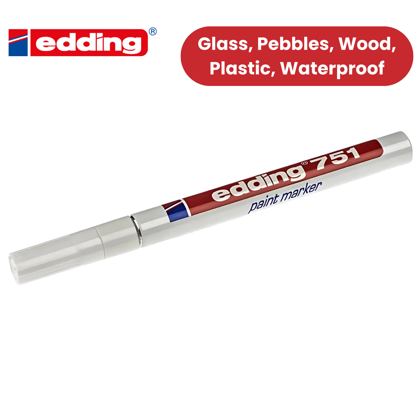 EDDING 751 PAINT MARKER SILVER 751-054 - Single