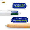BIC 4 Colours Shine & Party Pens Pack of 5 with 4 Ink Colours in One