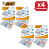 BIC Velleda Whiteboard Marker Pens Fine Tip - Assorted Colours, Classpack of 72