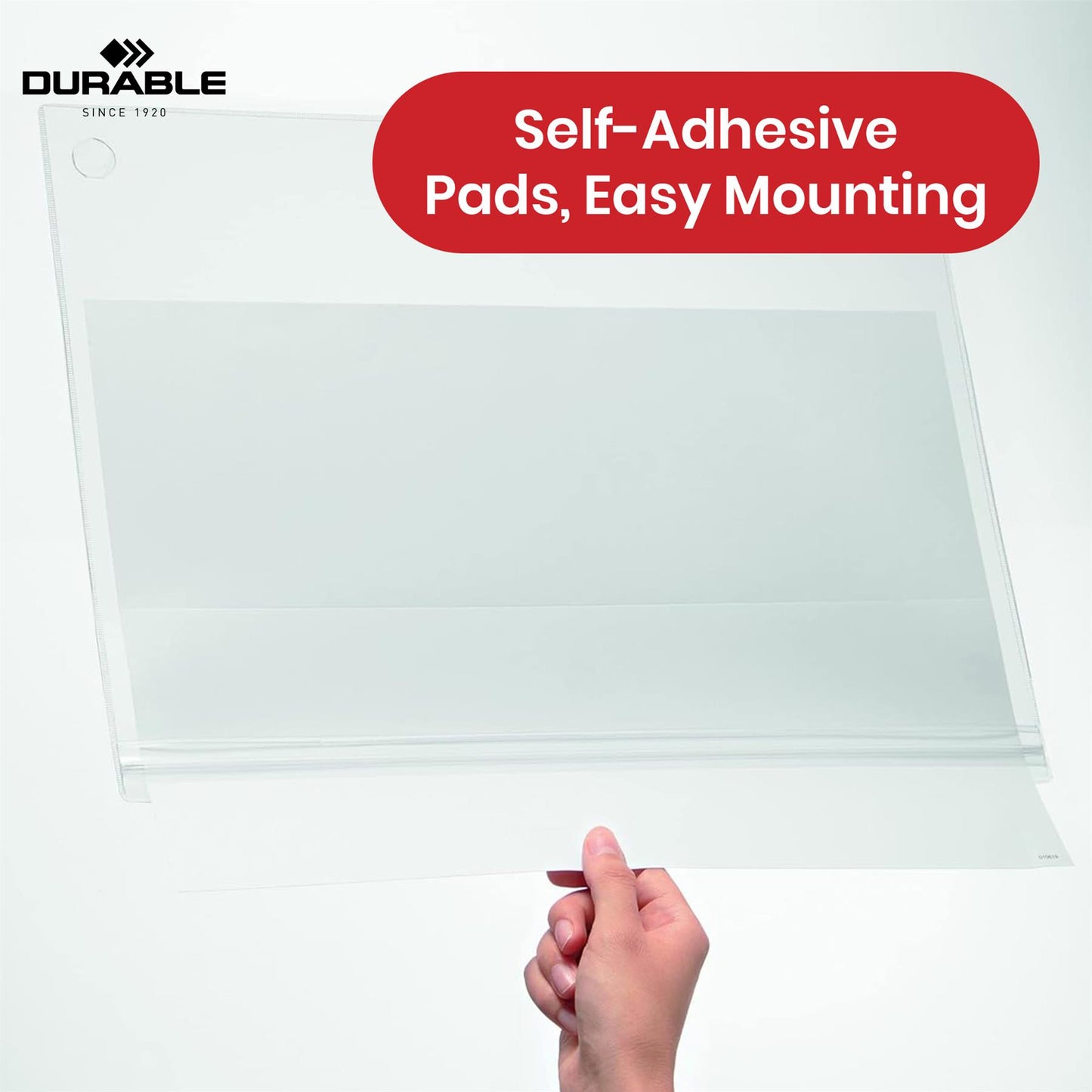 Durable Document Wallet - 5 Pcs Plastic Clear Folders, A3 Waterproof Paper Folder for Documents