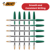 BIC CRISTAL MEDIUM BALL POINT PEN GREEN - BOX OF 50 - 1 to 5 Packs