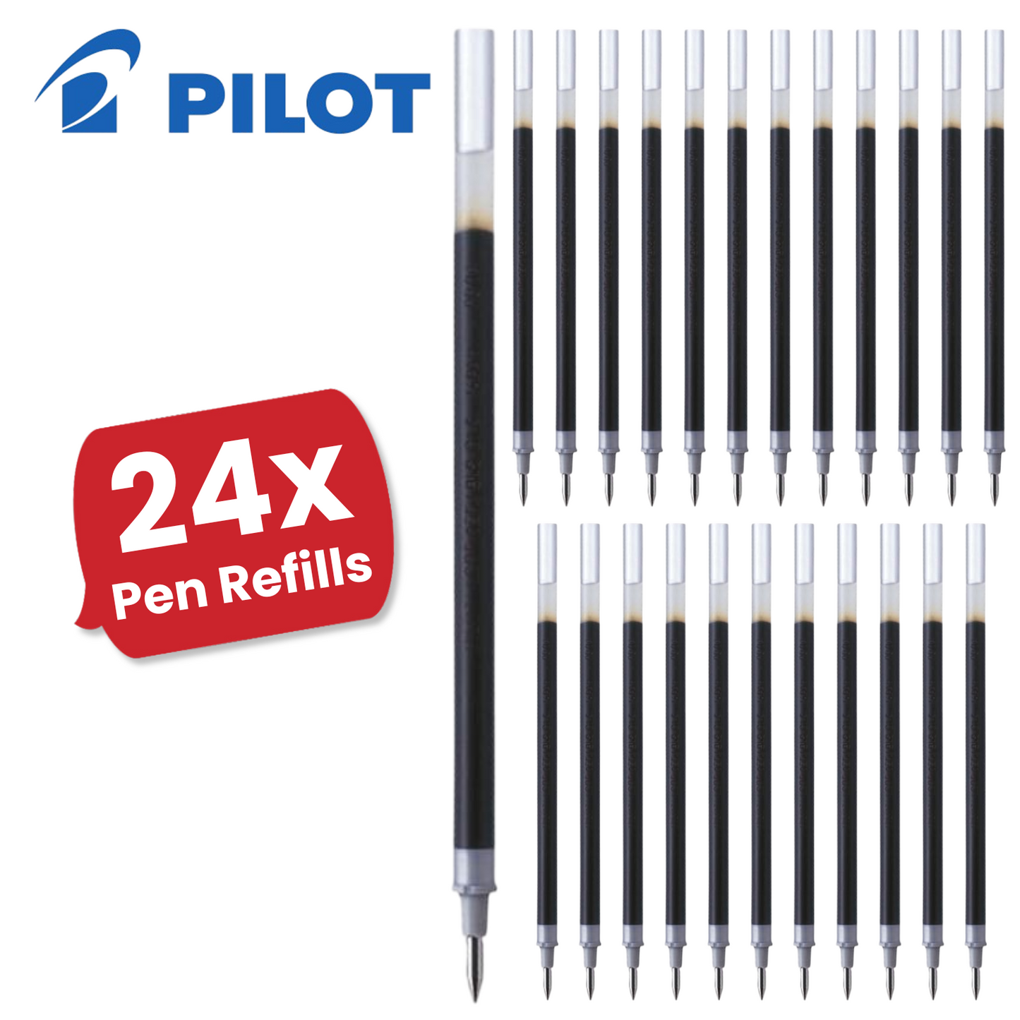 Pilot G1-07 Refill - Red - Single Refill - Pack of 2 to 36