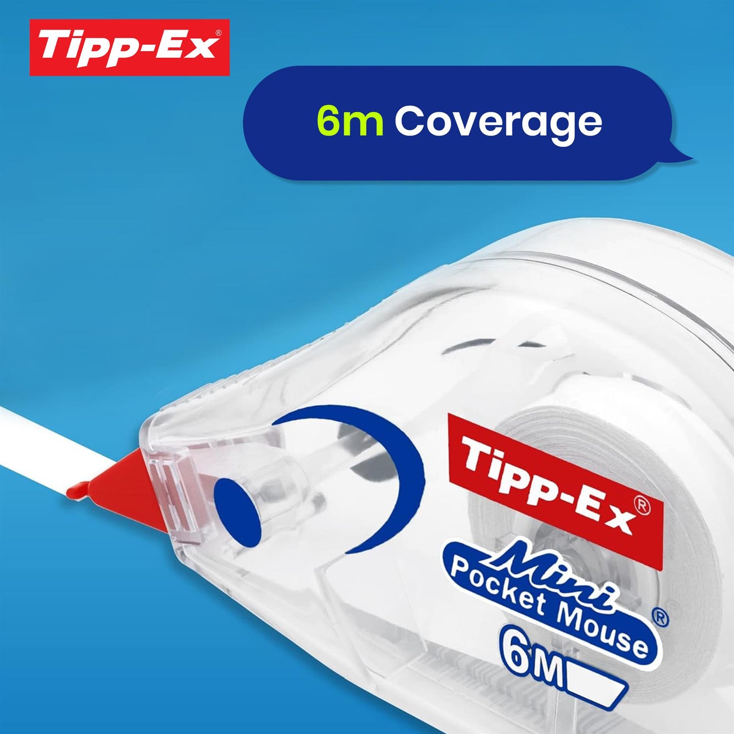 Tipp-Ex Mini Pocket Mouse Correction Tape 3-Pack Effortless Quick Edits