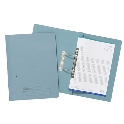 Exacompta Guildhall Spring Manilla Transfer File, 285gsm Blue Angel Certified Folder, Pack of 25
