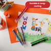 BIC Kids Kid Couleur Colouring Pens Assorted - Pack of 18 - 1 to 5 Packs