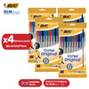 BIC Cristal Ballpoint Pens - Multicolour Writing Pens, 1.0mm Tip Biros for Meeting Details