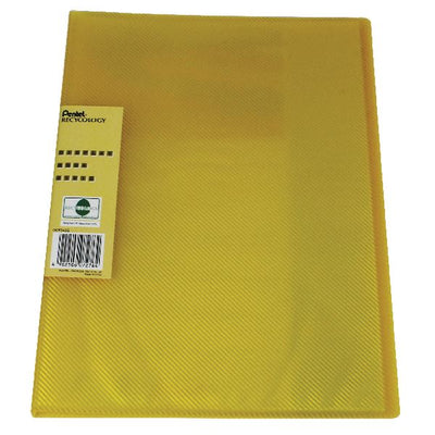 PENTEL RECYCOLOGY DISP BK VIV 30PKT YLW - Pack of 10