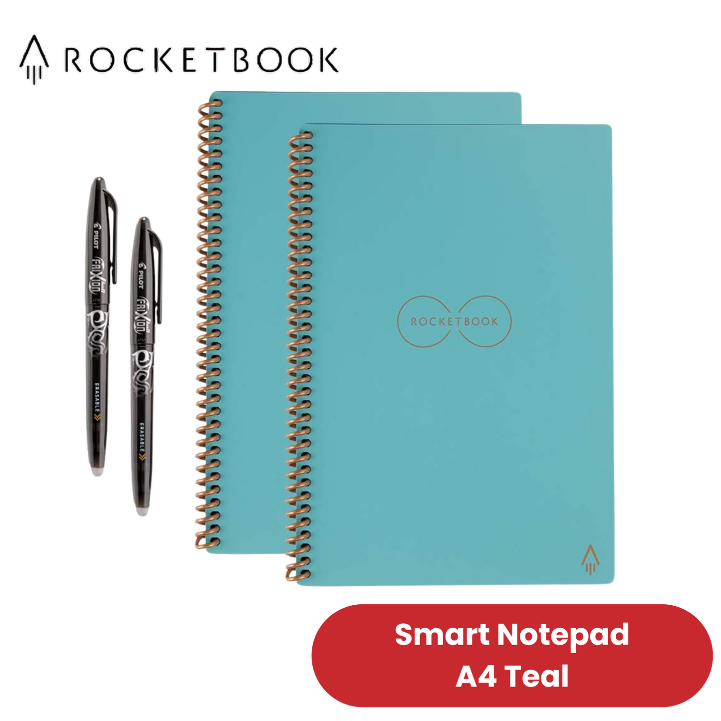 Rocketbook Core A4 Letter - Dotted Paper - TEAL