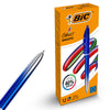 BIC 4-Colour Smooth Gradient Pens Pack of 12 Medium Points for Office & Home