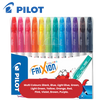 Pilot Frixion Colours Erasable Felt-Tip Pens - Wallet of 12 Assorted Colours