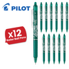 Pilot FriXion Clicker Erasable Gel Rollerball Multiple Pens 0.7mm Tip Line Green