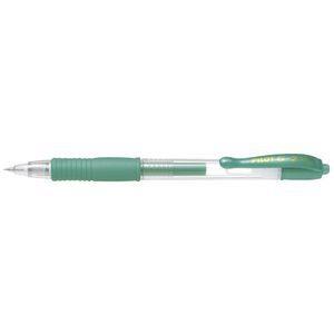 Pilot G-207 Retractable Gel Rollerball Medium Metalic Green - Pack of 12