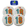 Silver 18th Birthday Badge 8.5cm Age Badge for Party Outfit and Celebrations