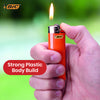 BIC J26 Maxi Lighter - Assorted Colour Up to 3000 Lights Long-Lasting Lighters for Smoking