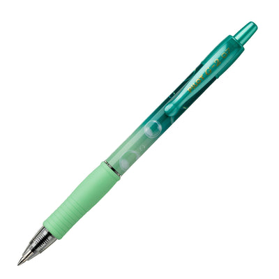 Pilot G2-07 Gel Bubble Green Pen Blue Gel Ink 0.7mm Ergonomic Grip