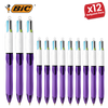 Bic 4-Colours Grip Fashion Ballpoint Pen 1.0mm - Pack of 1