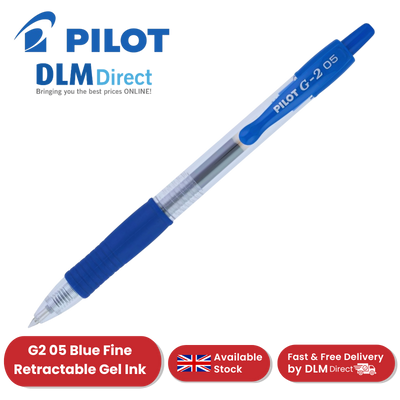 Pilot G2 05 Fine Point Blue Single Pen to Multi Pens for Office, School & Home