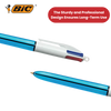 Bic 4 Colour Shine - Blue - Single Pen