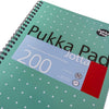 PUKKA WHITE B5 WIREBOUND PADS (RULED/MARGIN) - PACK OF 3