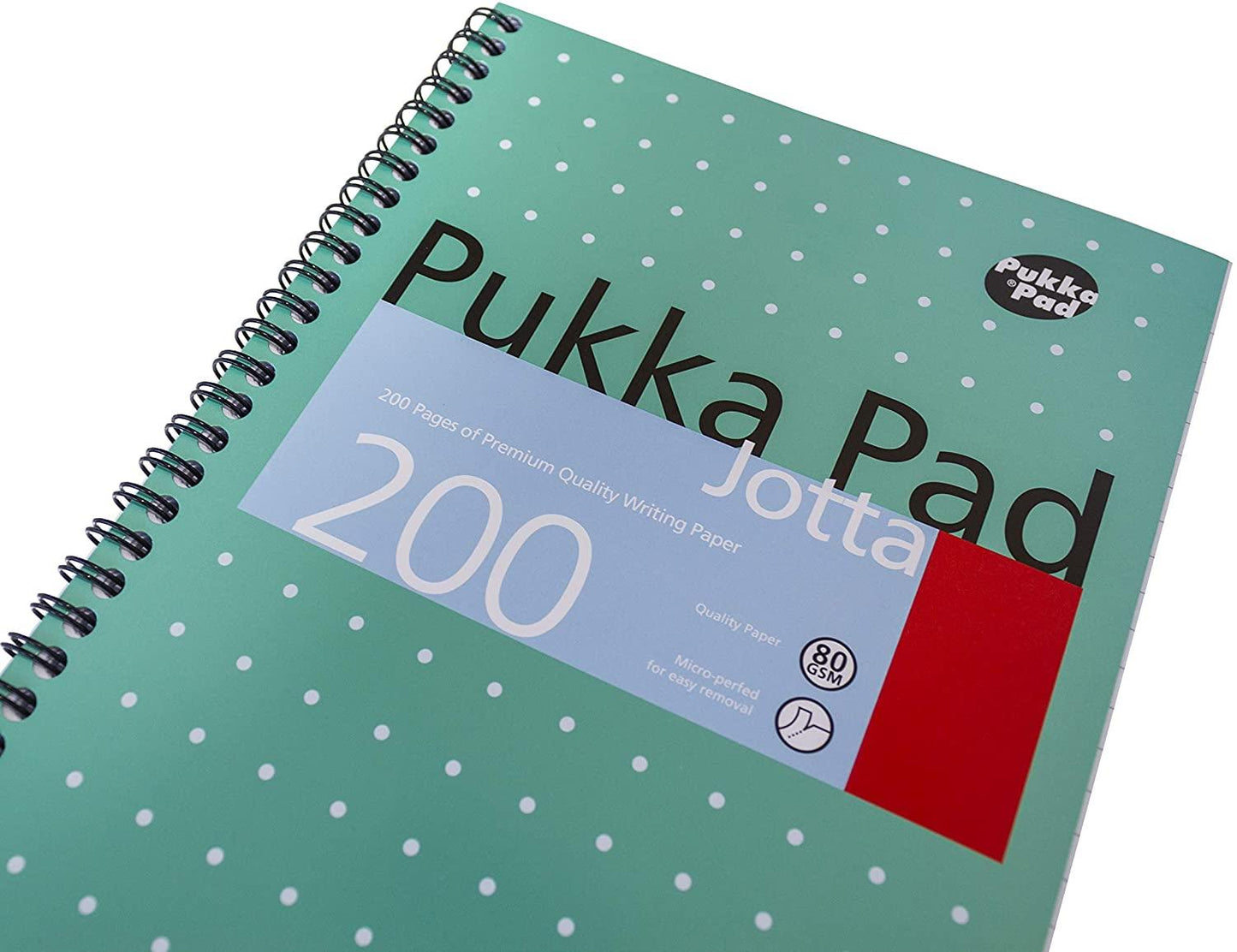 PUKKA WHITE B5 WIREBOUND PADS (RULED/MARGIN) - PACK OF 3