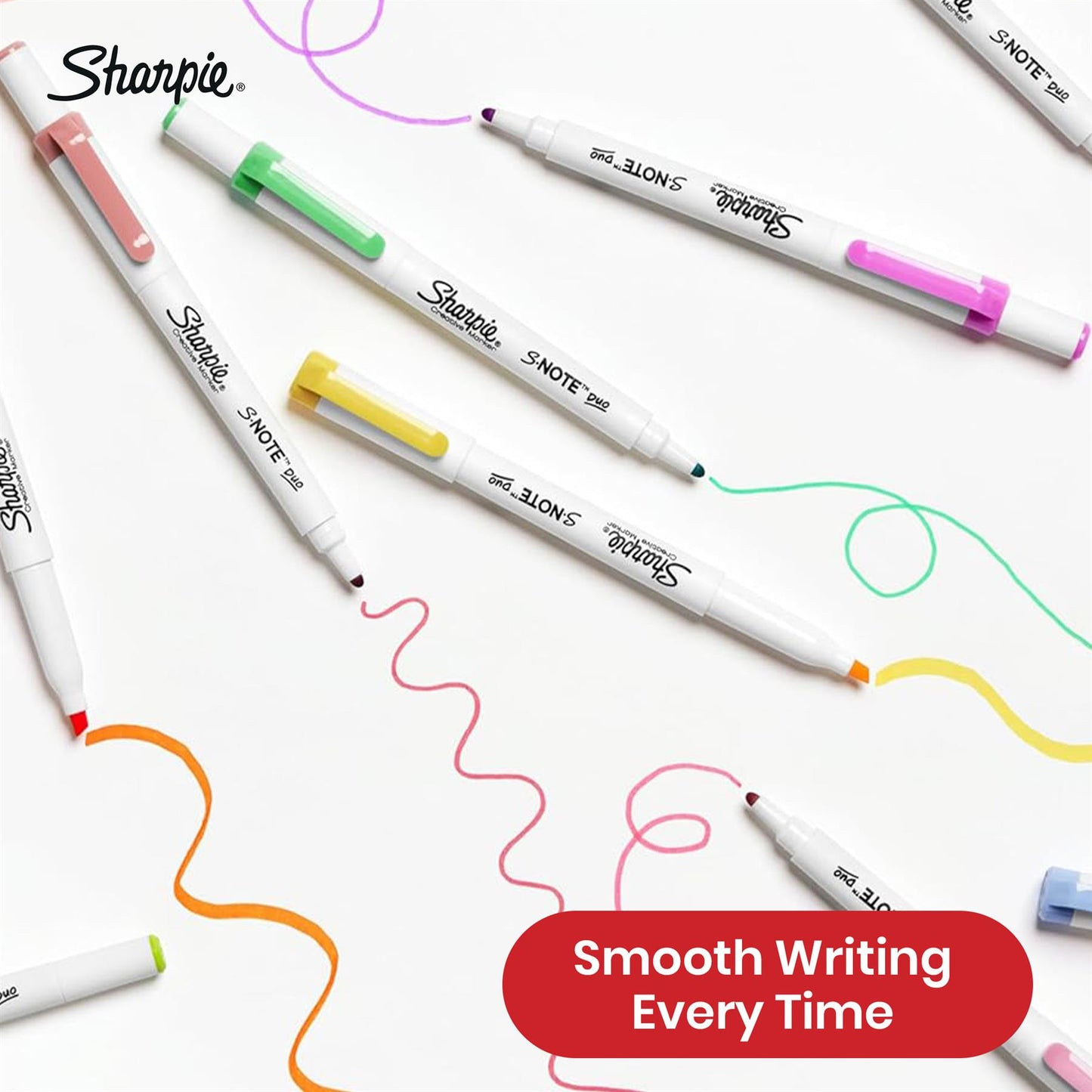 Sharpie S Note Duo Twin Tip Asst PK16