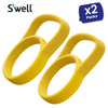 S'well Traveler Handle Silicone Bottle Grip Carry Accessory, Yellow