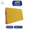 Exacompta Guildhall Full Flap Pocket Wallet – Foolscap Paper Organiser, 315gsm Document Folder(Yellow)