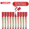 edding 29 Ecoline whiteboard marker - red - box of 10 whiteboard pens