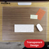 Durable DURAGLAS Desk Mat - Transparent Anti-Slip Laptop Mats, Anti-Glare Computer Mat for Desk