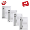 Pukka White Index Divider 1-10 (Box 10)