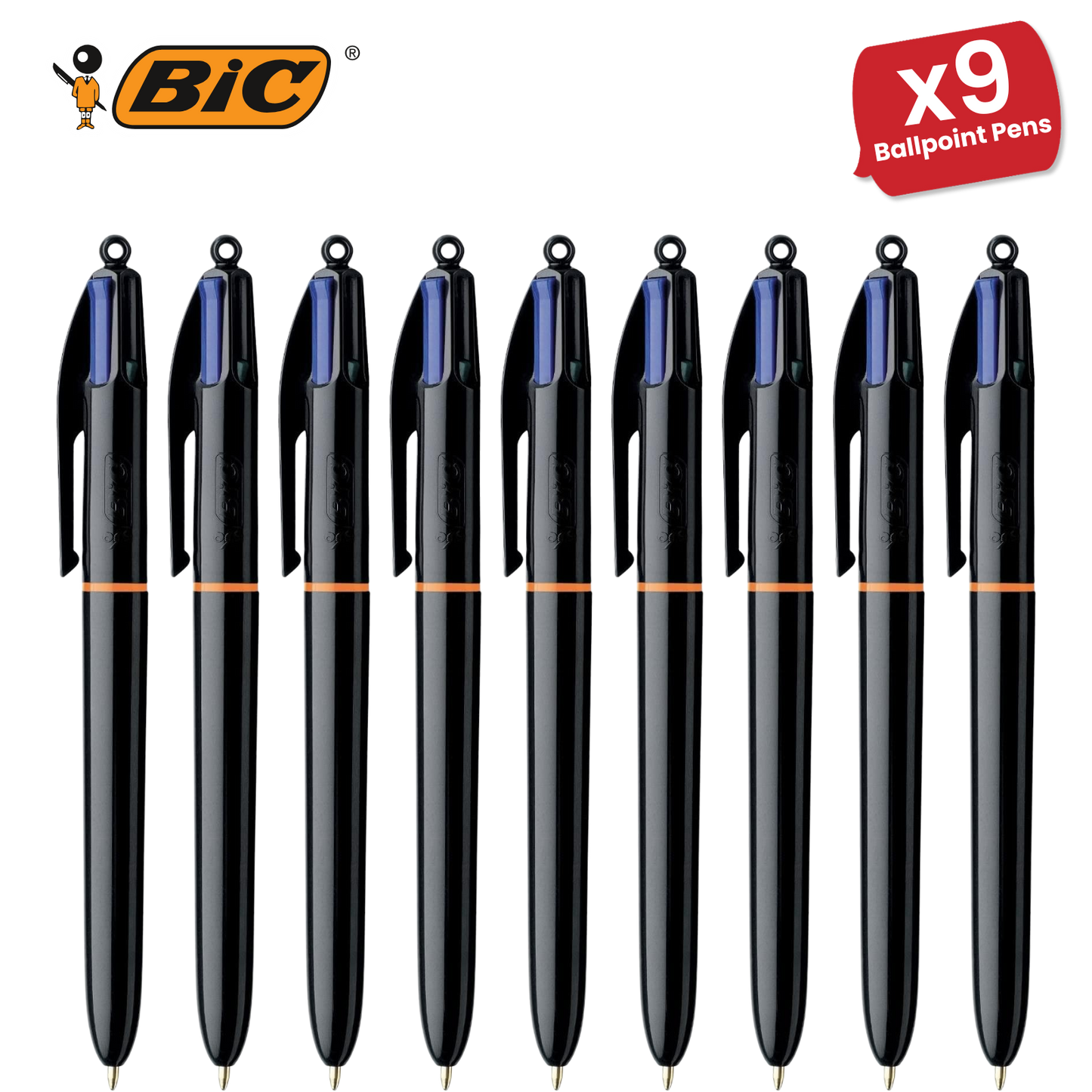 Bic 4 Colours Pro Ballpoint Pen 1.0mm - Single Pen