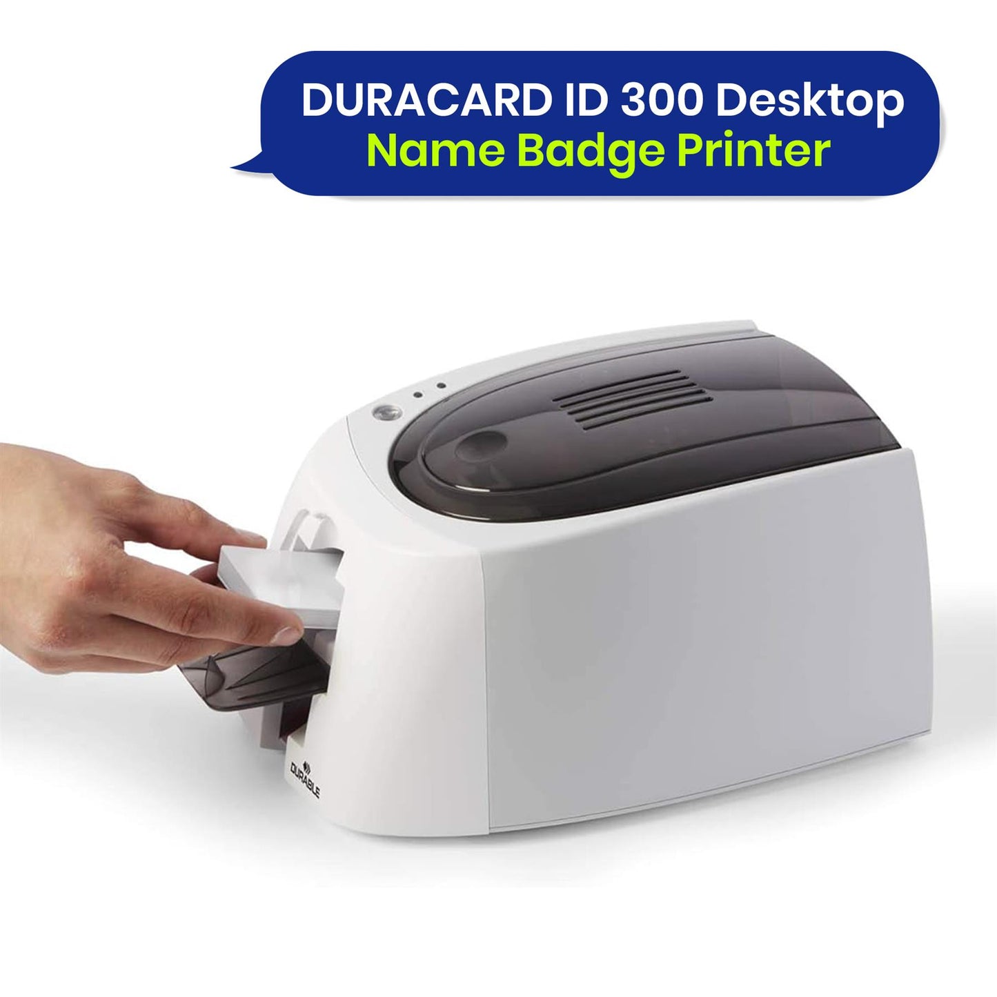 Durable DURACARD ID 300 ID Card Printer with Colour Ribbon & Blank Cards
