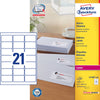 AVERY LR7160-100 QUICKPEEL WHITE LASER ADDRESSING LABELS 63.5X38.1MM - BOX OF 100