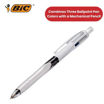 Bic 4 Colours Combination Medium Ballpoint Pen + Medium Mechanical Pencil