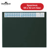 Durable Black Desk Mat - PVC Non Slip Desk Cover, Transparent Overlay Laptop Mat for Office & School