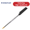 Staedtler Stick 430 M-9 Ballpoint Pen Medium - Black - Pack of 10 - 1 to 5 Packs