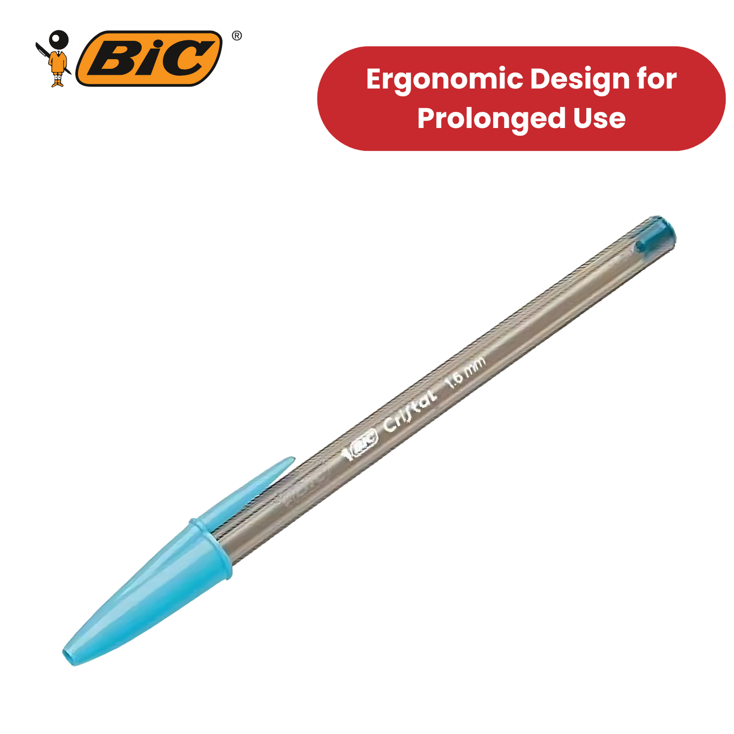 Bic Cristal Fun Ball Pen � Turquoise - Pack of 1