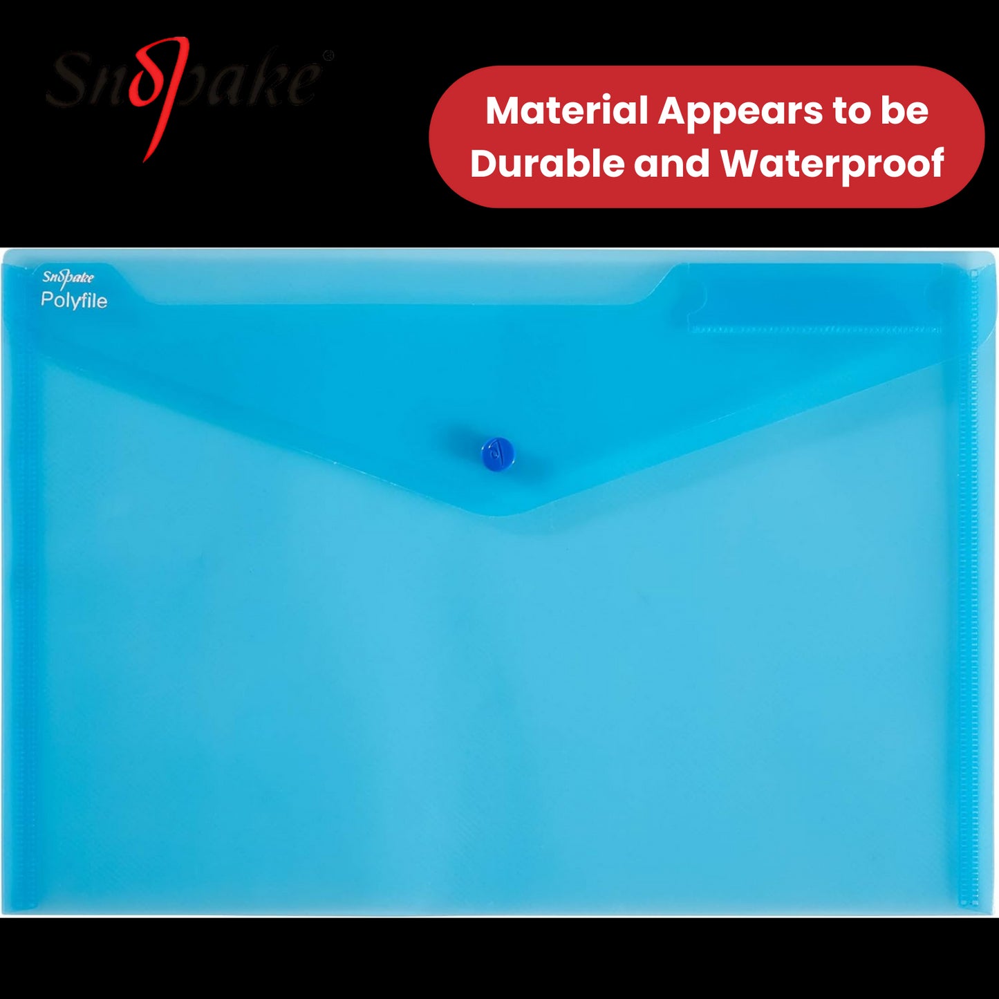 Snopake Polyfile Wallet FULLSCAP Classic Assorted - Pack Of 5 - 1 to 5 Packs