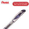 PENTEL ENERGEL XM METAL TIP RBALL BLUE - Pack of 12 - 1 to 5 Packs