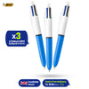 Bic 4 Colour Mini - Pack of 3