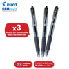 Pilot G-207 Rollerball - Retractable Black Ballpoint, 0.4mm Tip Biro for Writing