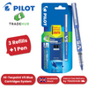 V5 Cartridge System Liquid Ink Fine Line Single Blister + 3 Refills - Blue
