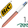 BIC 4 Colour Shine - Rose Gold - Pack of 3