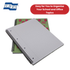 Europa Splash A4+ Notepad  Wirebound 160 Pages 80gsm FSC Paper Ruled Pink