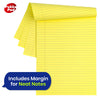 PUKKA PAD Legal Pad A4 Yellow Lined Paper 100 Pages for Office and Study