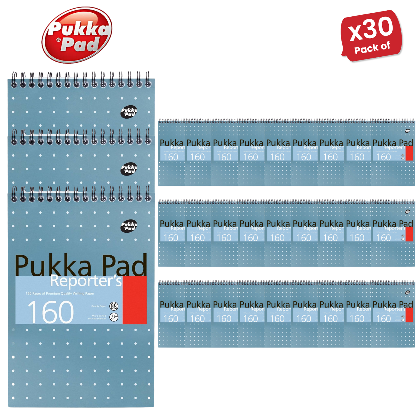Pukka Reporter's Pad 160 pages - Lined